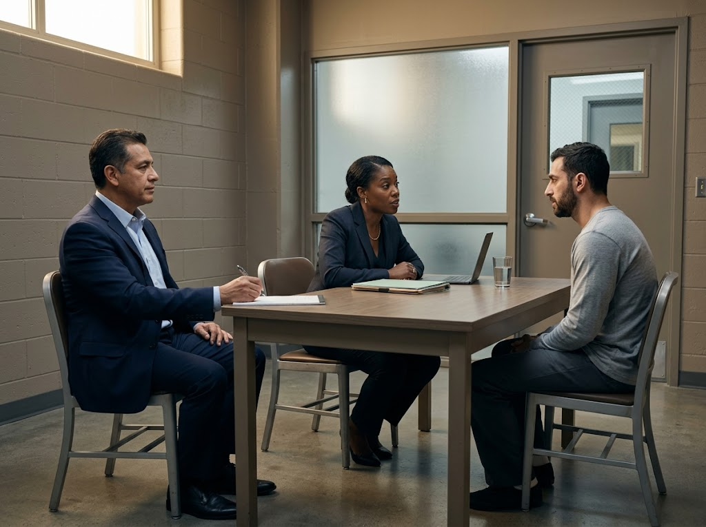 Court-certified legal interpreter at New York courthouse for depositions, trials, and immigration proceedings