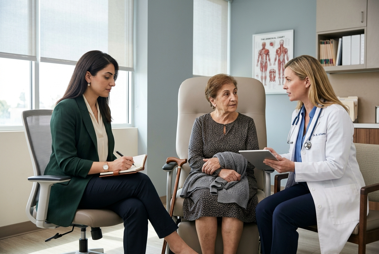 HIPAA-compliant Armenian medical interpreter supporting Armenian-American patient consultation at Los Angeles Glendale and East Hollywood clinic