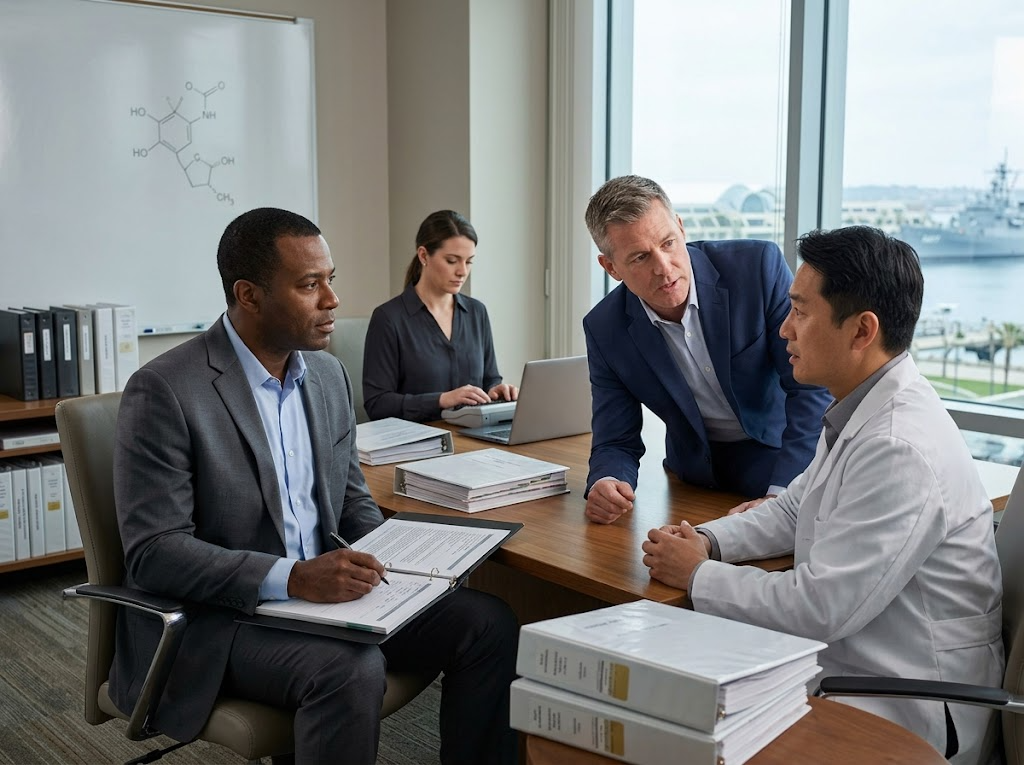 Certified expert witness deposition interpreter for San Diego military, biotech, medical, and cross-border trade testimony
