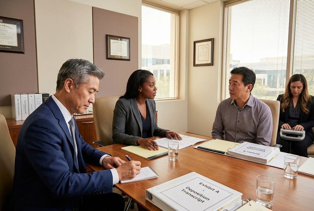 Court-certified Korean legal interpreter at Orange County Superior Court for Irvine and Fullerton business litigation and immigration cases