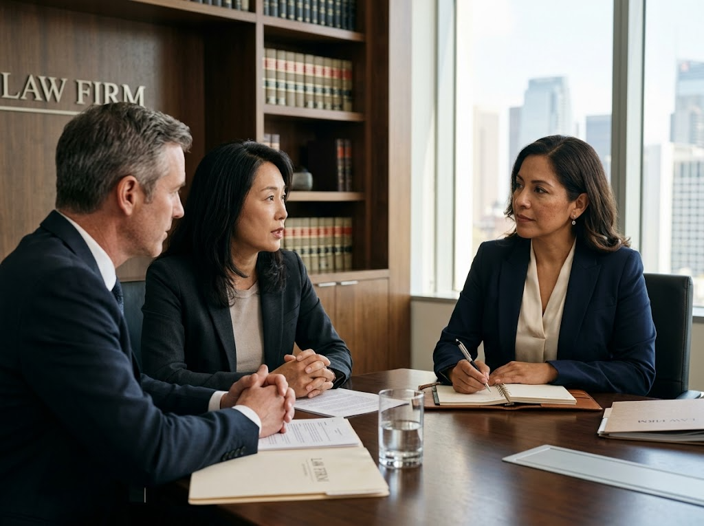 Certified legal interpreter providing on-call law firm support for client intake, witness preparation, and attorney-client meetings in Los Angeles