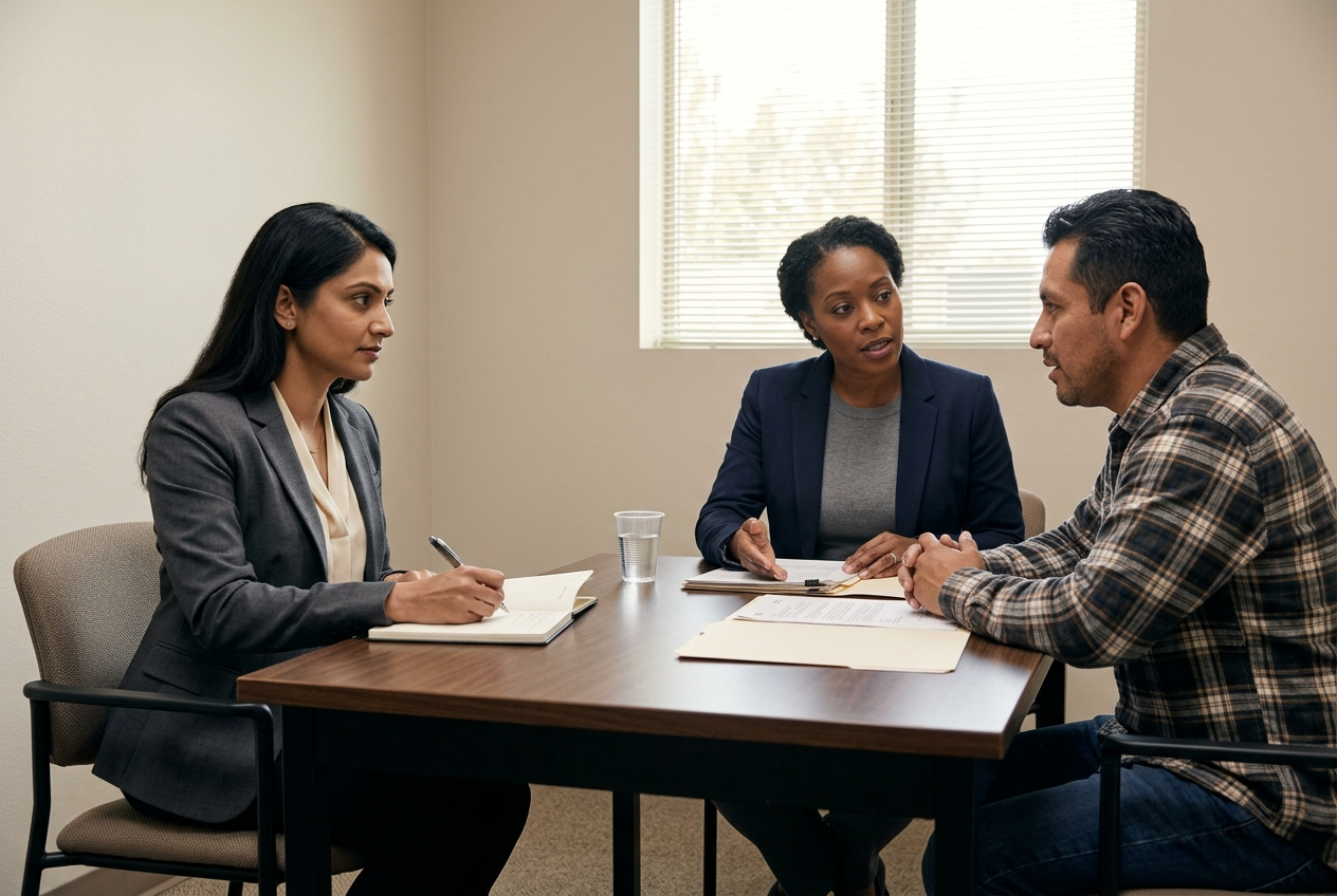 Court-certified immigration interpreter at San Diego Immigration Court and Otay Mesa Detention Center for asylum, removal, and bond hearings