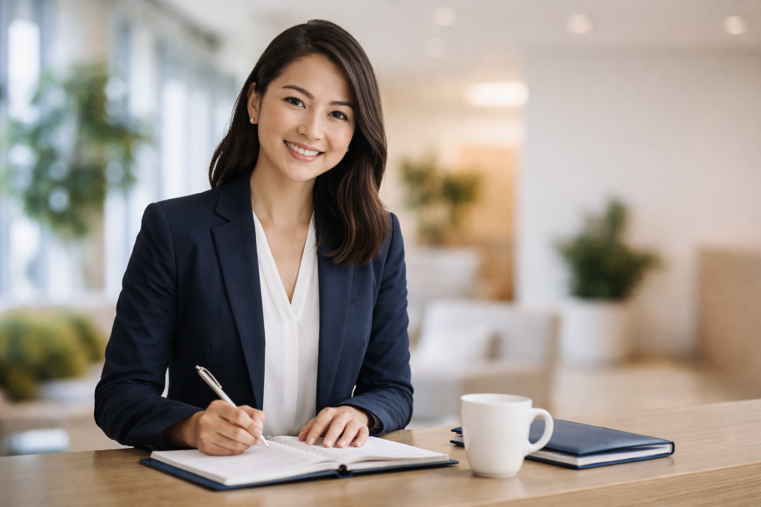 Certified document translation specialist reviewing legal documents